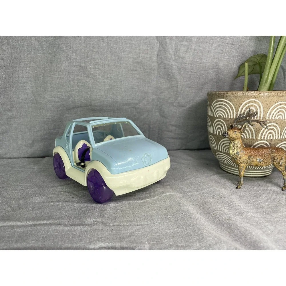 Vintage 2001‎ Polly pocket blue and purple glitter car/jeep